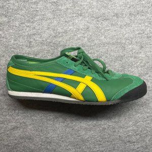 Asics Onitsuka Tiger Mexico 66 Green & Yellow Sneakers (mens 7, women's ~8.5)